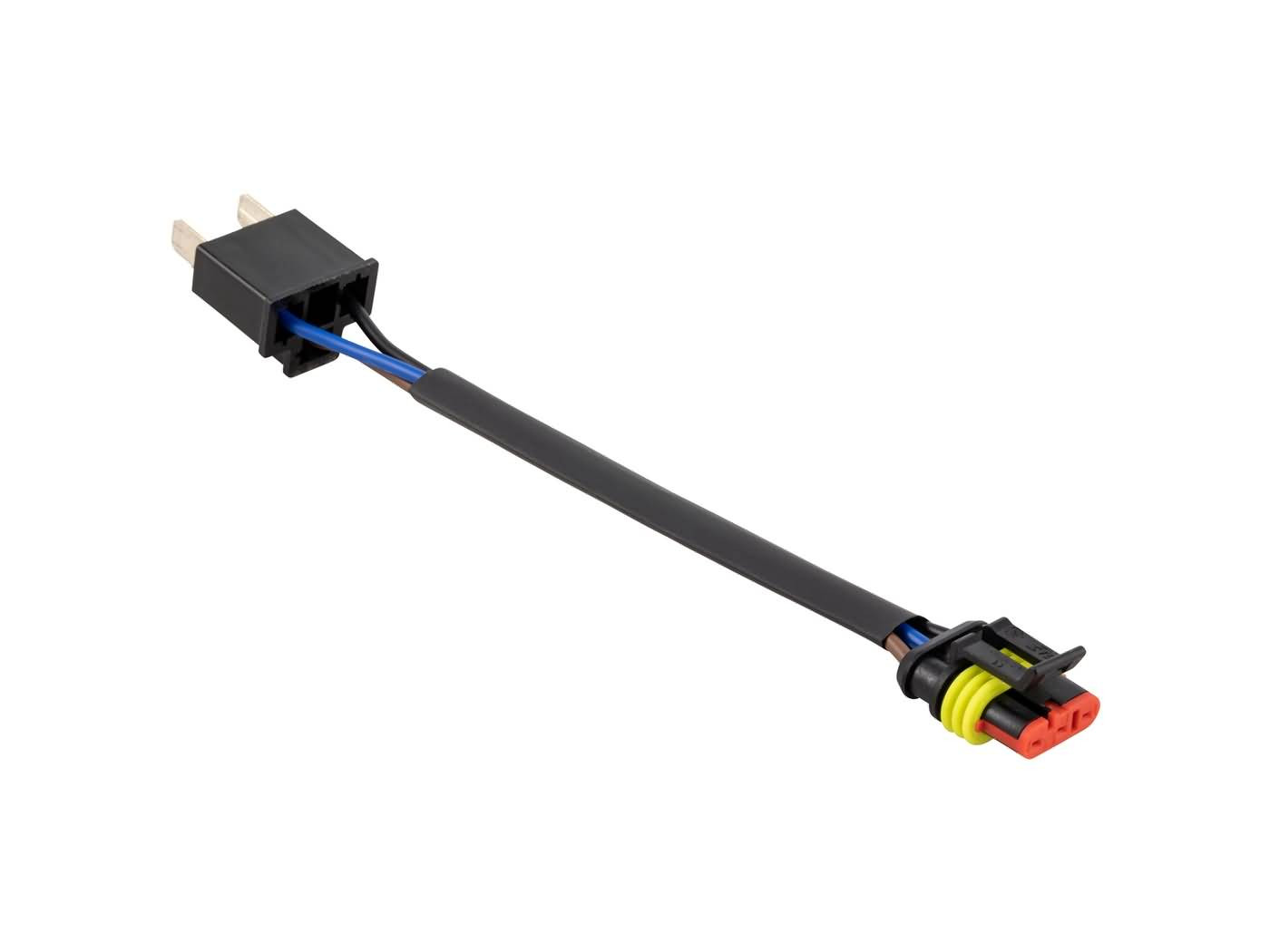 Adapter kábel SIP a PIAGGIO LED fényszórókra való átalakításhoz Vespa Primavera, Sprint, GTS, GTS Super, GT, GT L 50-300ccm 2T, 4T AC, LC modellekhez